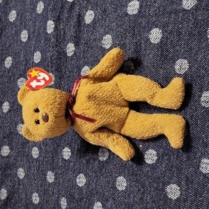 Ty Beanie Babies "Curly the Teddy Bear"